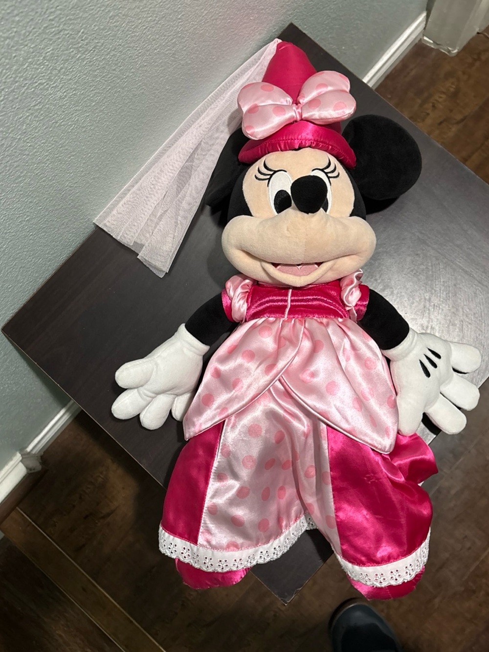 Disney Pink and Black Minnie Mouse Princess Plush Doll - Picture 5 of 11